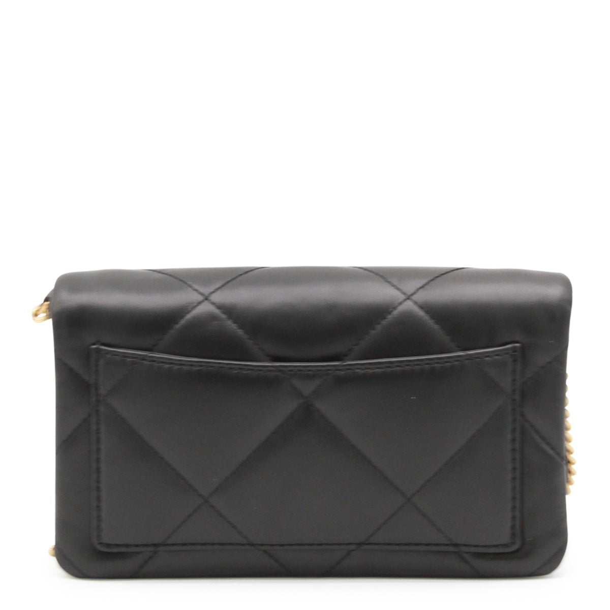 Black Leather Kira Crossbody Bag