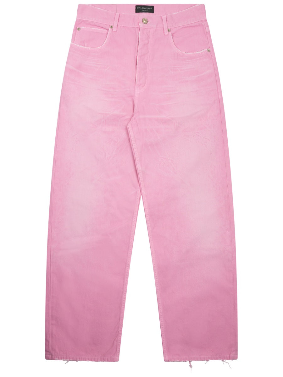 Relaxed-Fit Pants With Five-Pocket Design