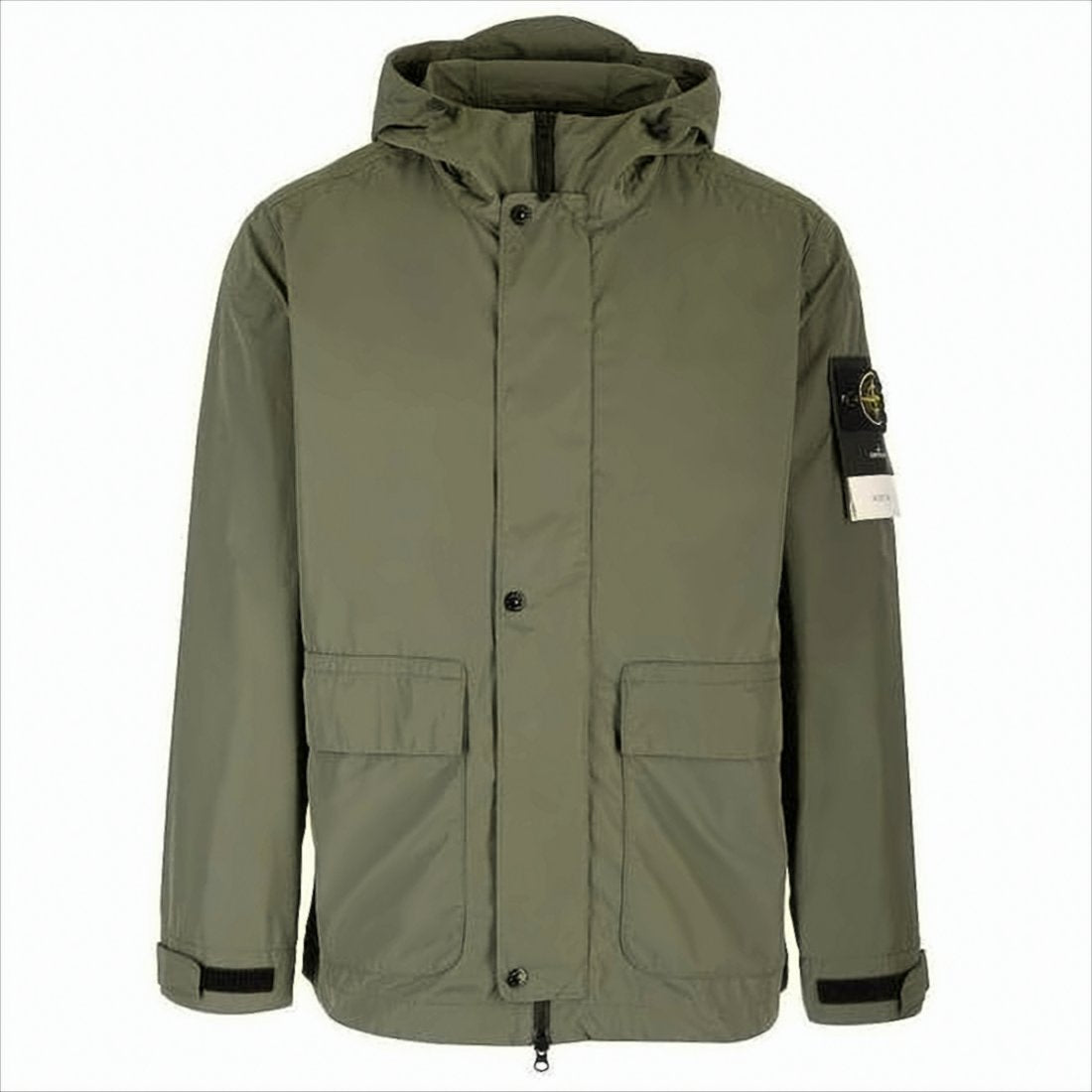 Hooded Green Stone Island Jacket