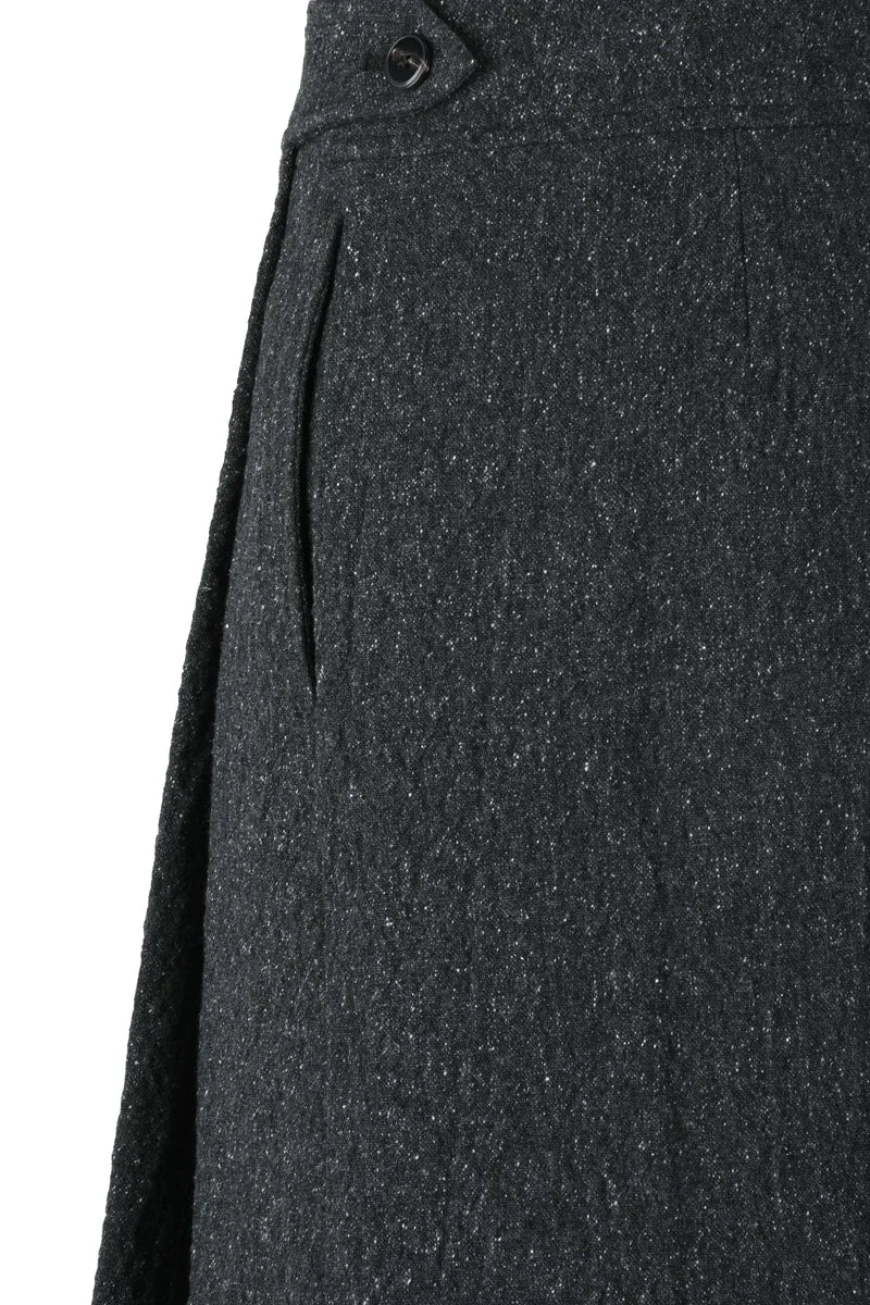 Mini Wrap Skirt - Grey