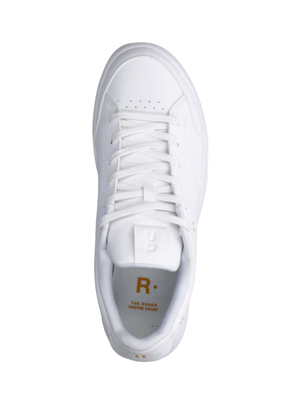 "The Roger Centre Court" Sneakers – White Fabric