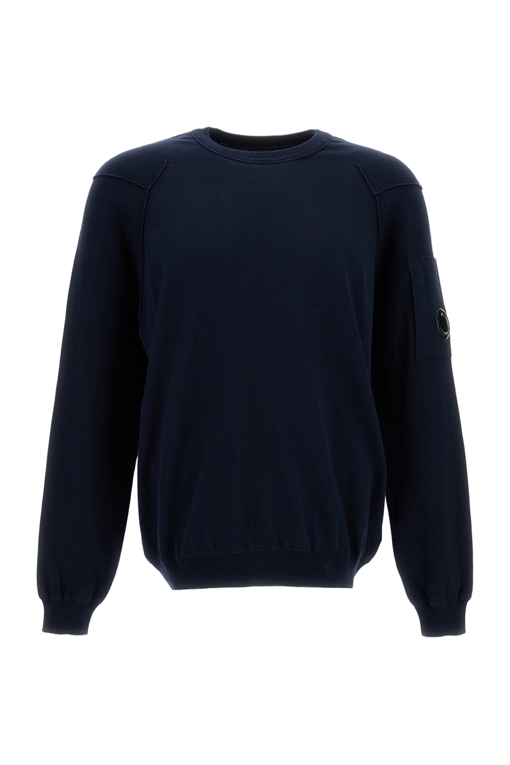 Rib-Knit Sea Island Cotton Crewneck Sweater