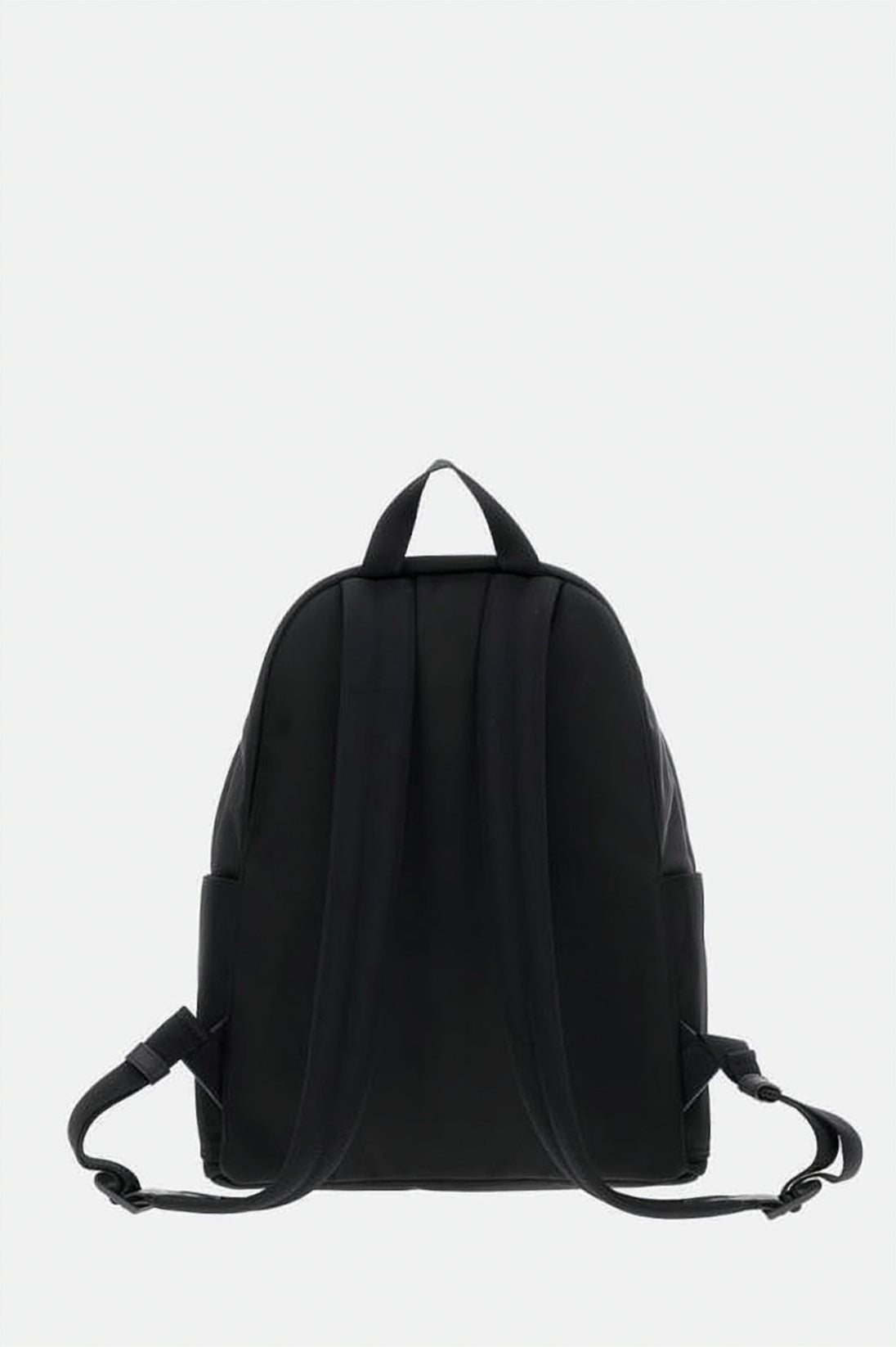 Water-Repellent Matte Black Backpack