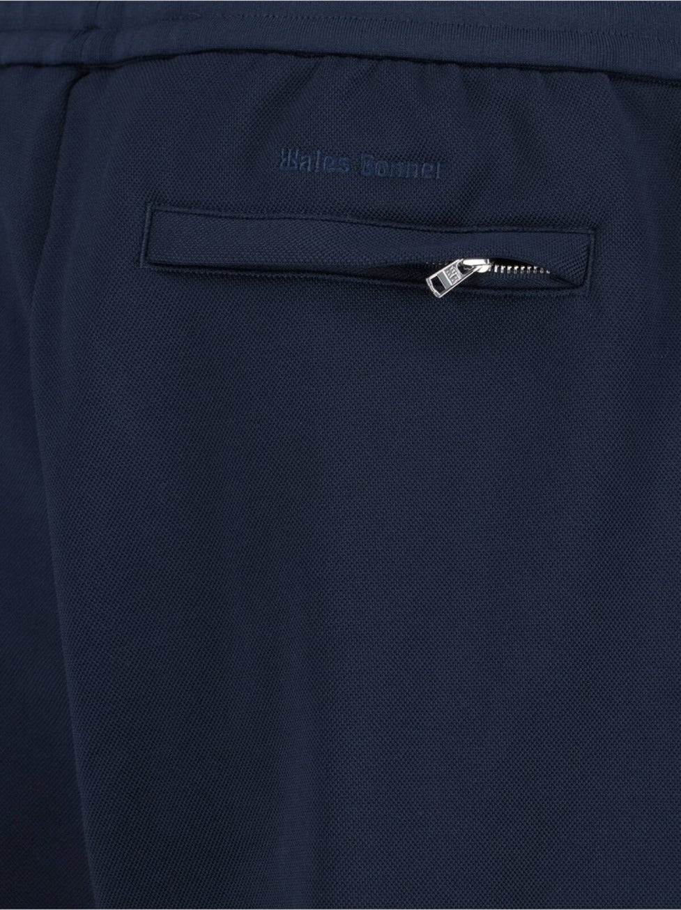 Navy Blue Activewear Pants With Elasticized Waistband