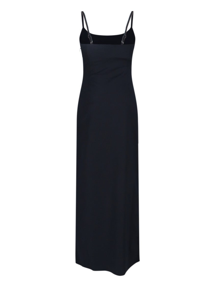 "Garter" Maxi Dress Black