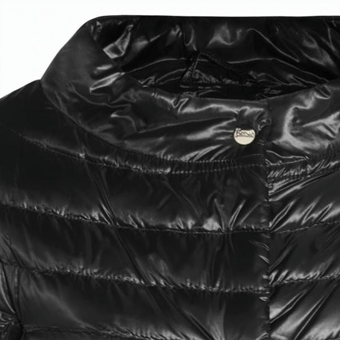 Quilted Padded Jacket With Glossy Finish
