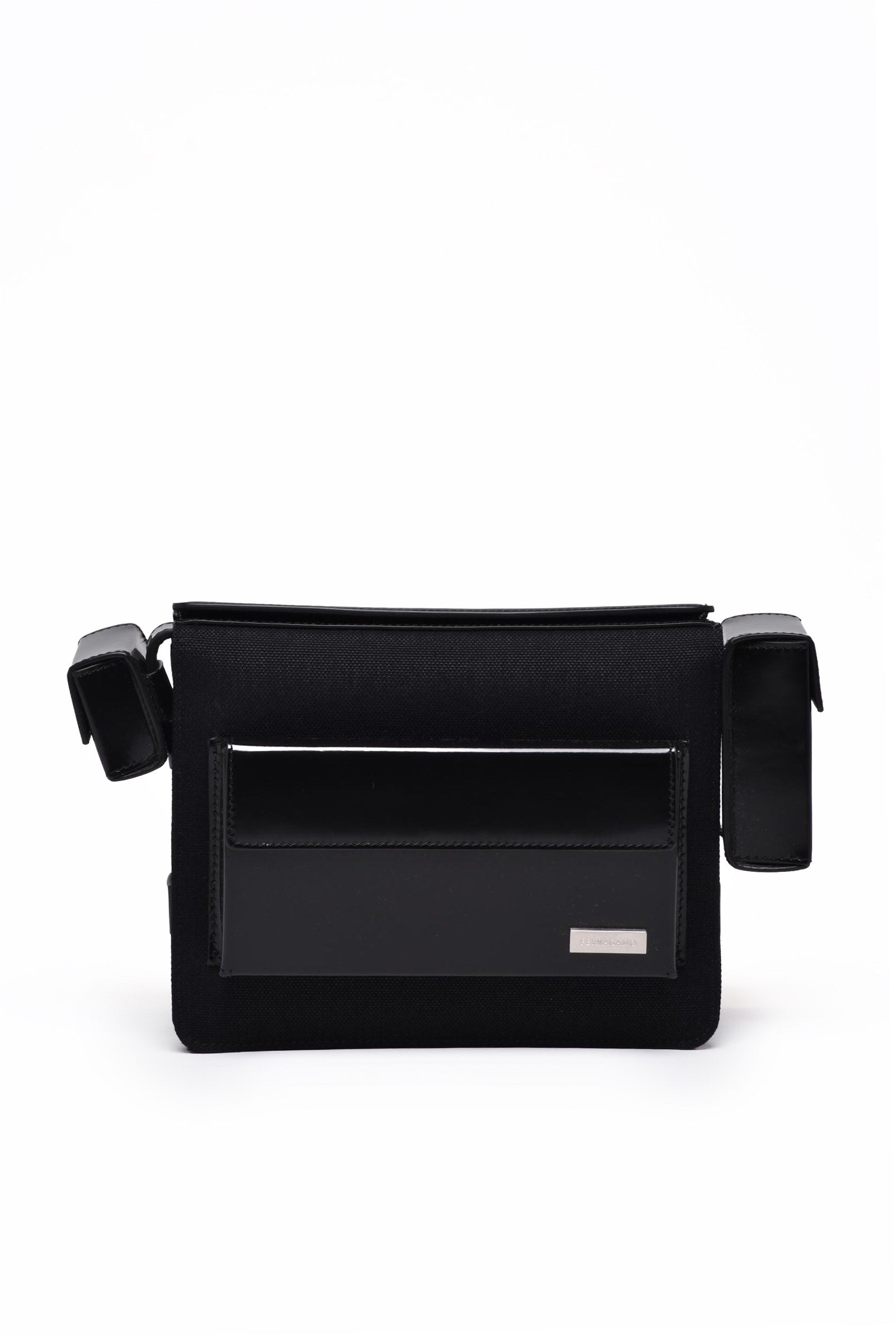 Nylon Shoulder Bag - Black