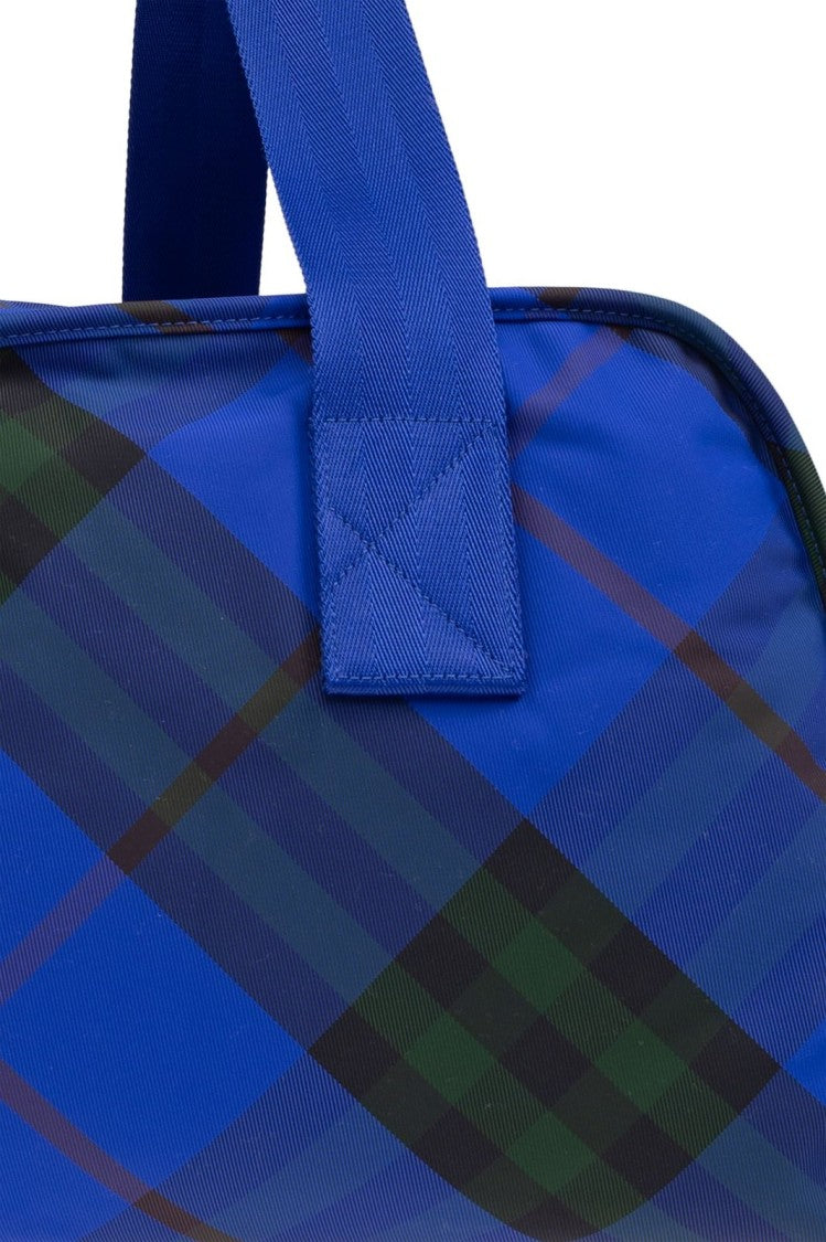 Tartan Pattern Duffle Bag