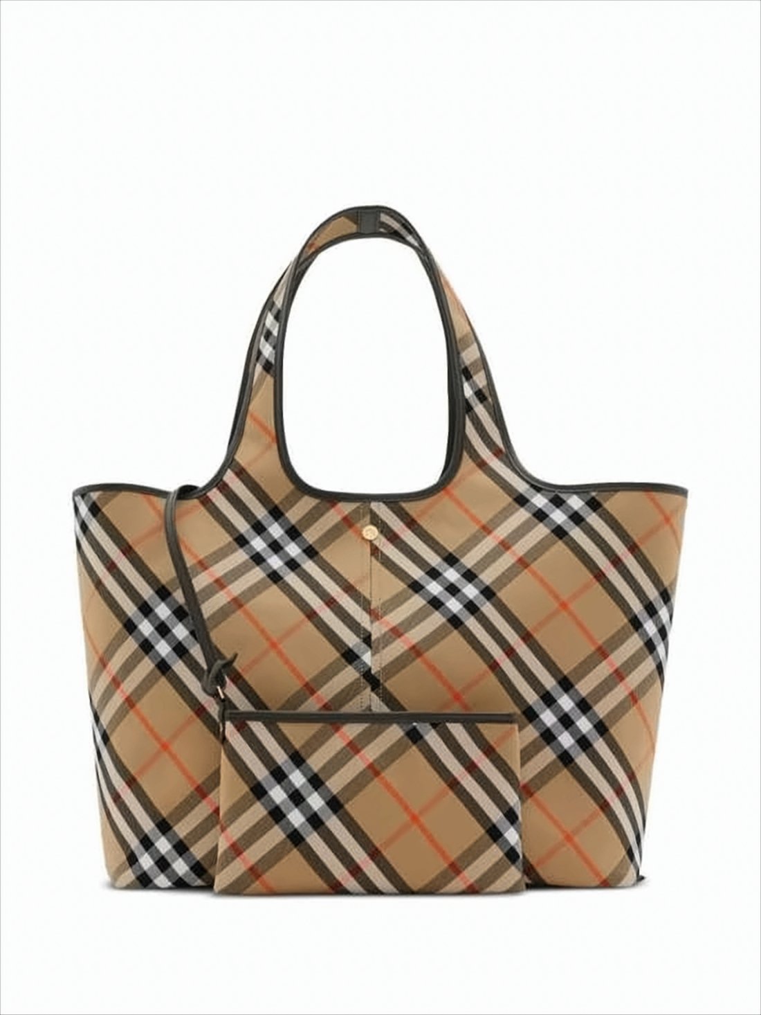Classic Check Pattern Cotton Tote Bag