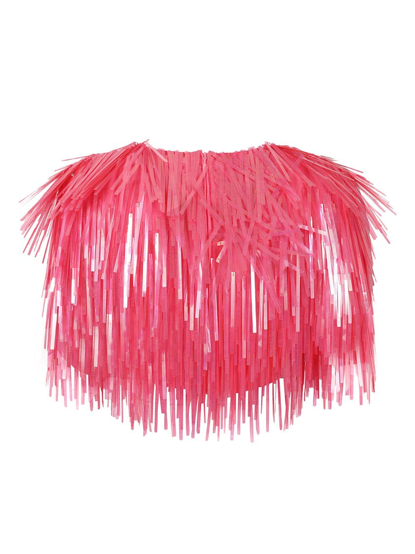Fringed Top With Dynamic Texture