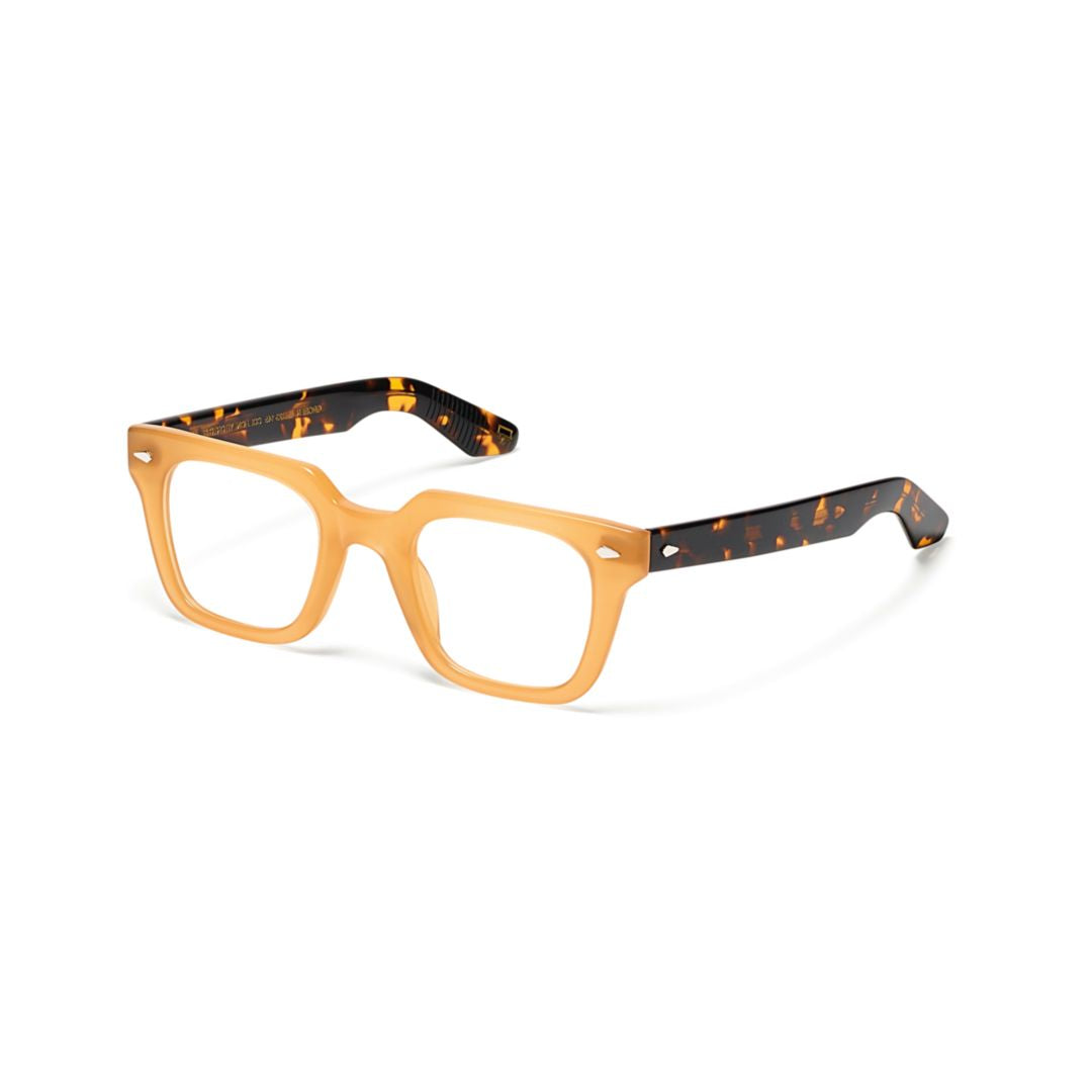 Or-Grb-O Grober Bold Square Frame Sunglasses with Tortoiseshell Temples