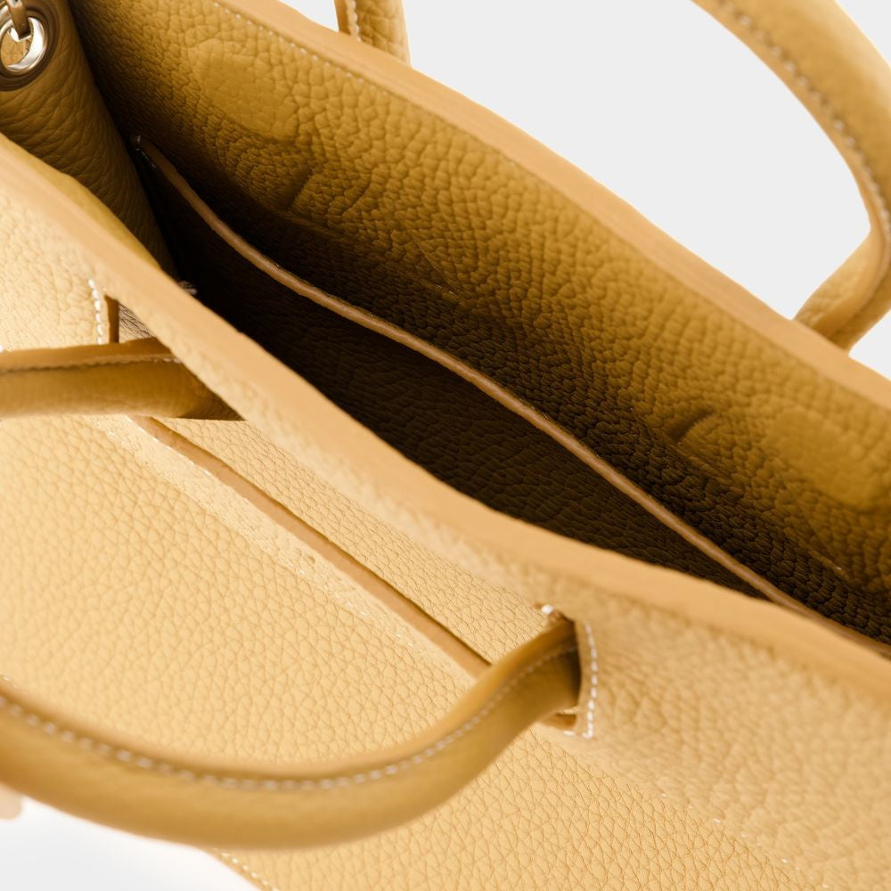 Etxea Mini Purse - Leather - Beige