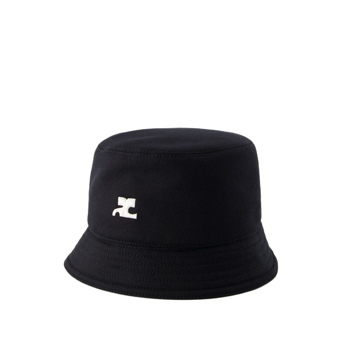 Kapelusz typu bucket „Signature” – bawełniany – czarny
