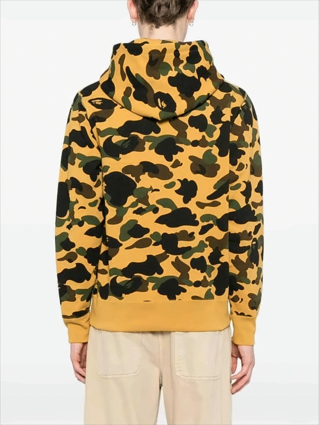 BAPE Camouflage Hoodie with Drawstring Hood