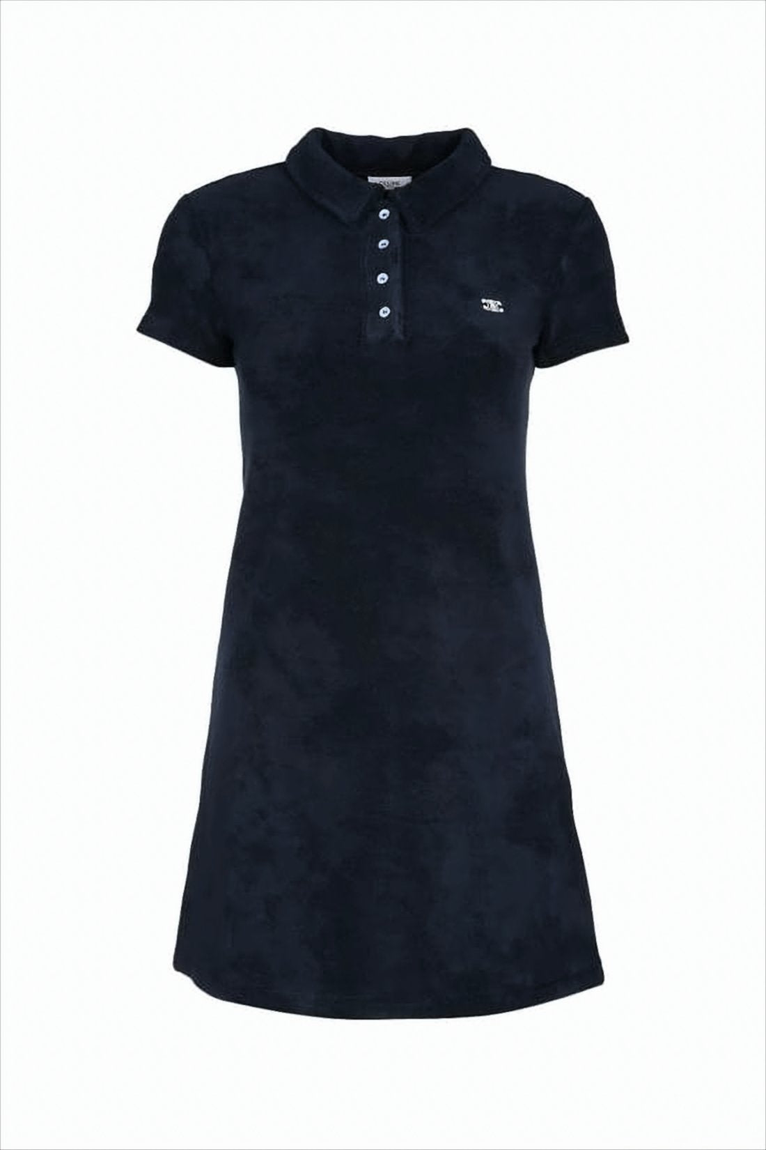 Polo Collar Midi Dress