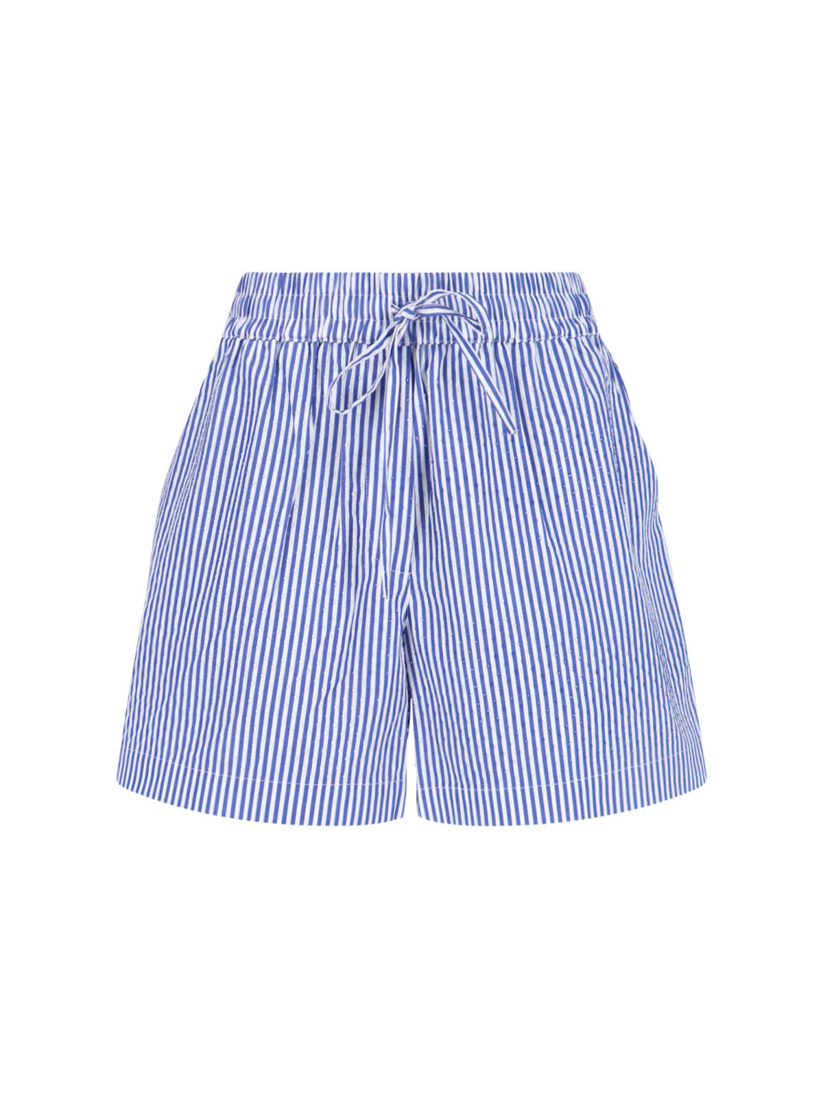 Blue Striped Shorts