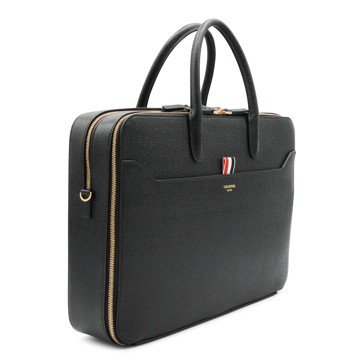 Black Top Handle Bag