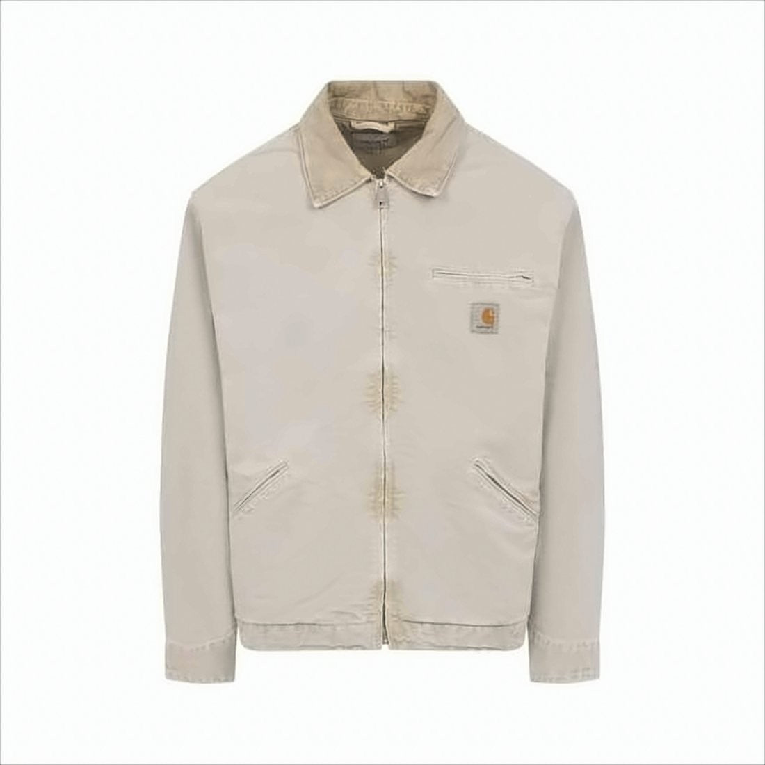 Zip-Up Jacket With Vintage-Inspired Aesthetic And Utilitarian Design