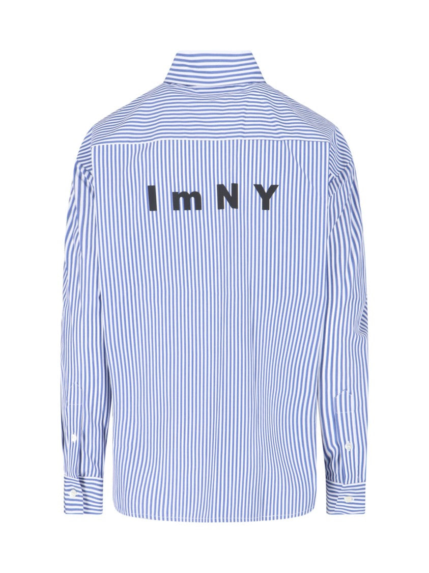 Striped Cotton Shirt – Blue