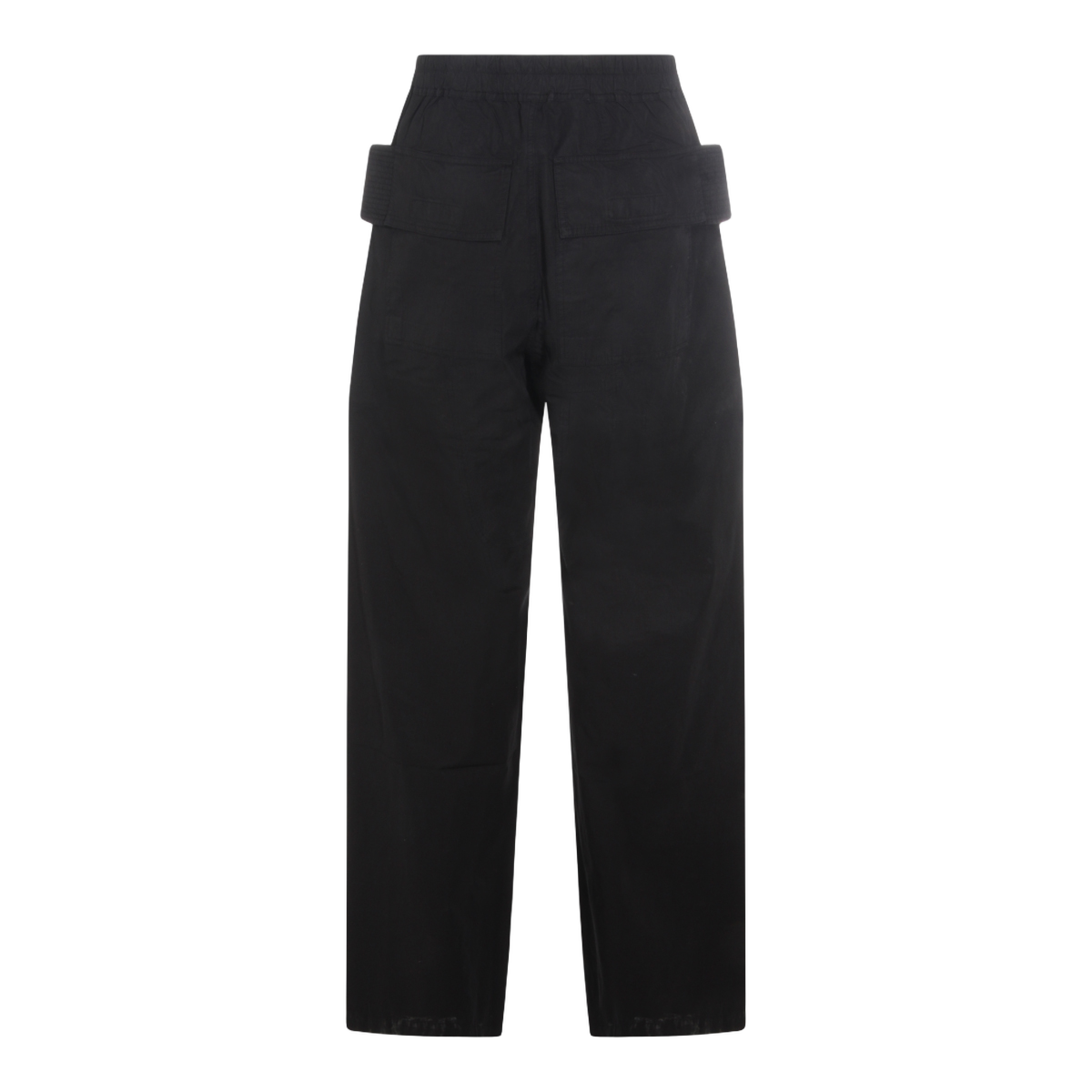Straight-Leg Trousers with Clean Waistband