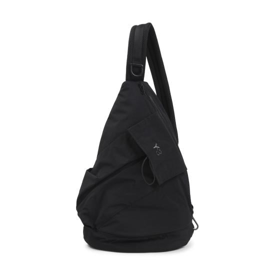Black Polyamide Crossbody Bag