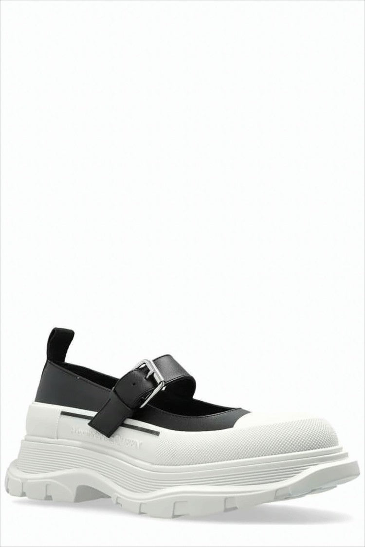 Mary Jane Style Sneakers with Adjustable Strap