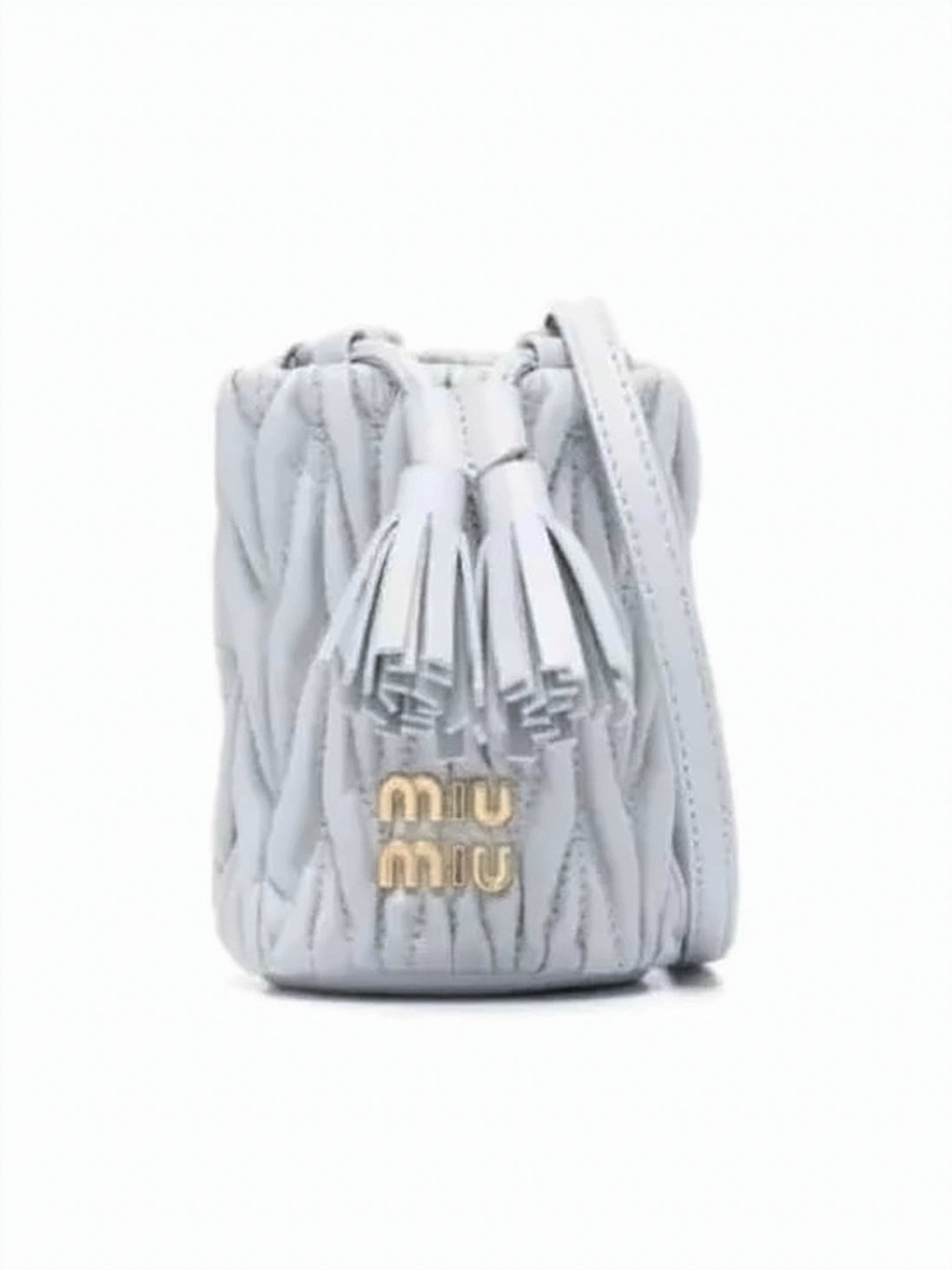 Bucket-Style Shoulder Bag with Drawstring Closure