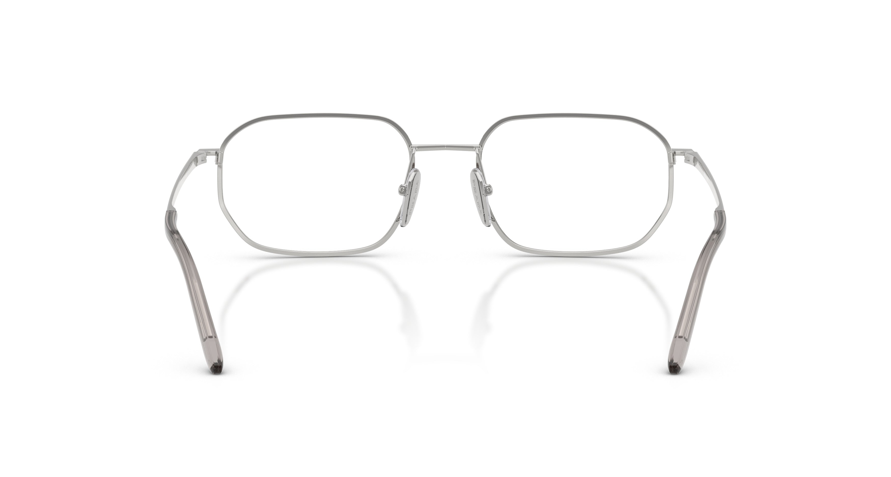 0pr D51v Geometric Metal Frame Eyeglasses