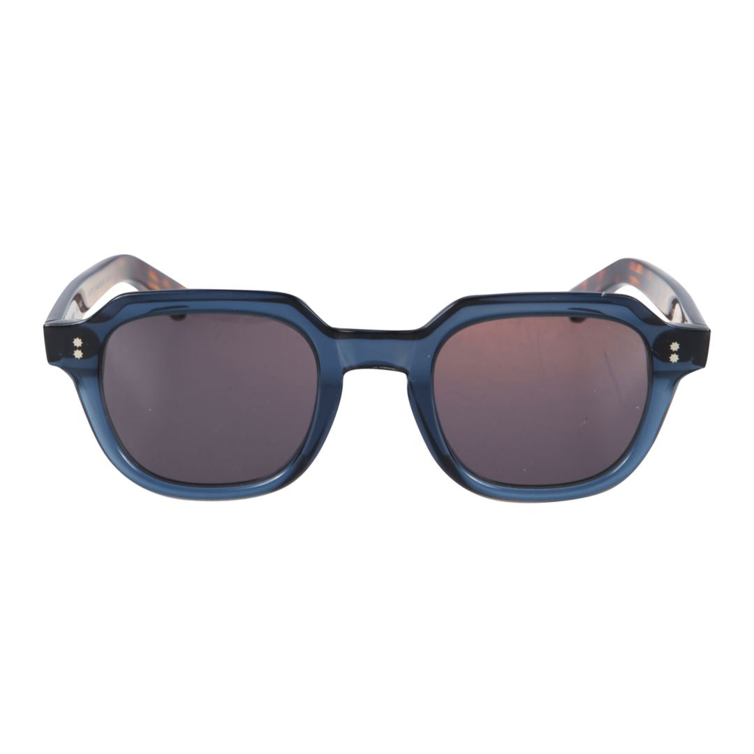 K-Story/N Bold Square Frame Sunglasses with Tortoiseshell Arms