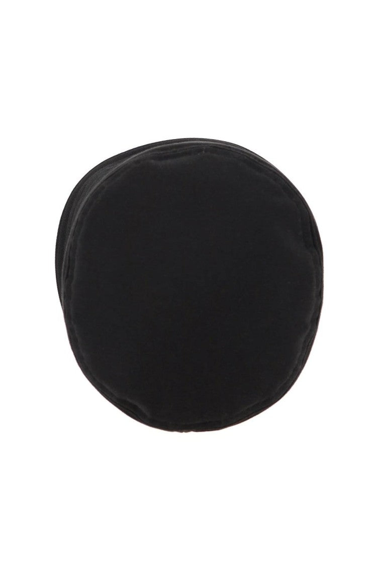 Classic Black Bucket Hat with Embroidered Logo