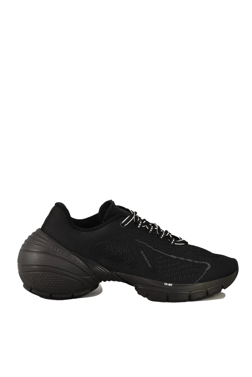 Runner Sneakers in Other Fibers - Black