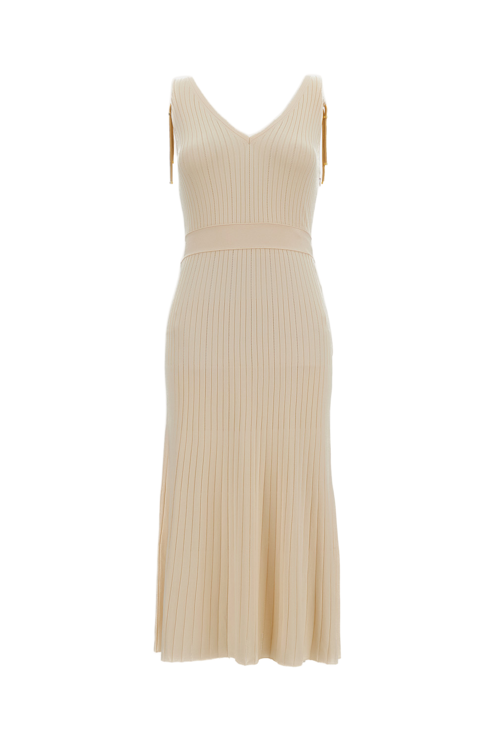 Long Ribbed Knit Dress
