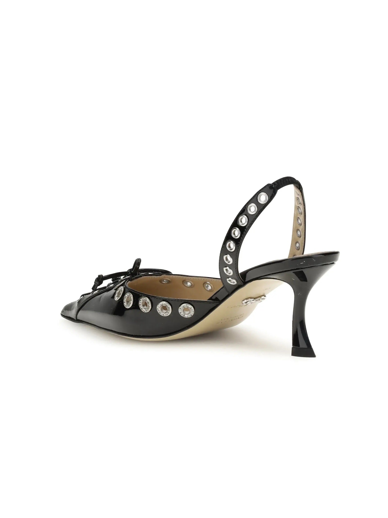 Crystalized Corset Pointed Toe Slingback (65Mm)