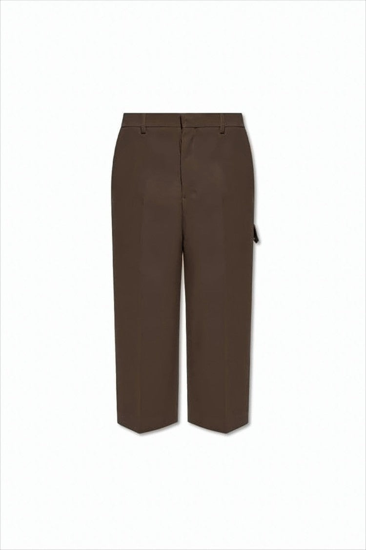Straight-Cut Pants In Smooth Wool With Clean Lines