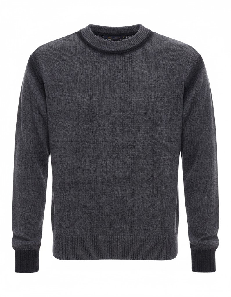 Black Airbrush Crewneck Sweater