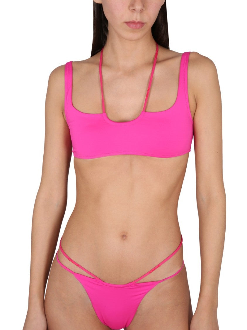 Lace-Up Beachwear Bikini