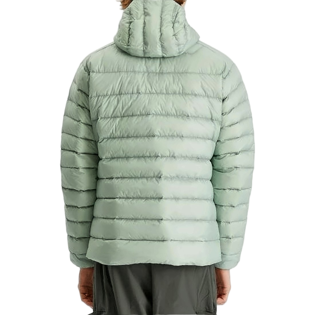 Quilted Hooded Jacket with Smooth Finish