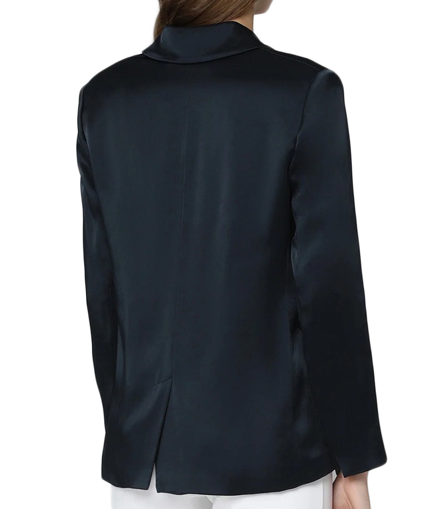 Tailored Satin-Finish Jacket