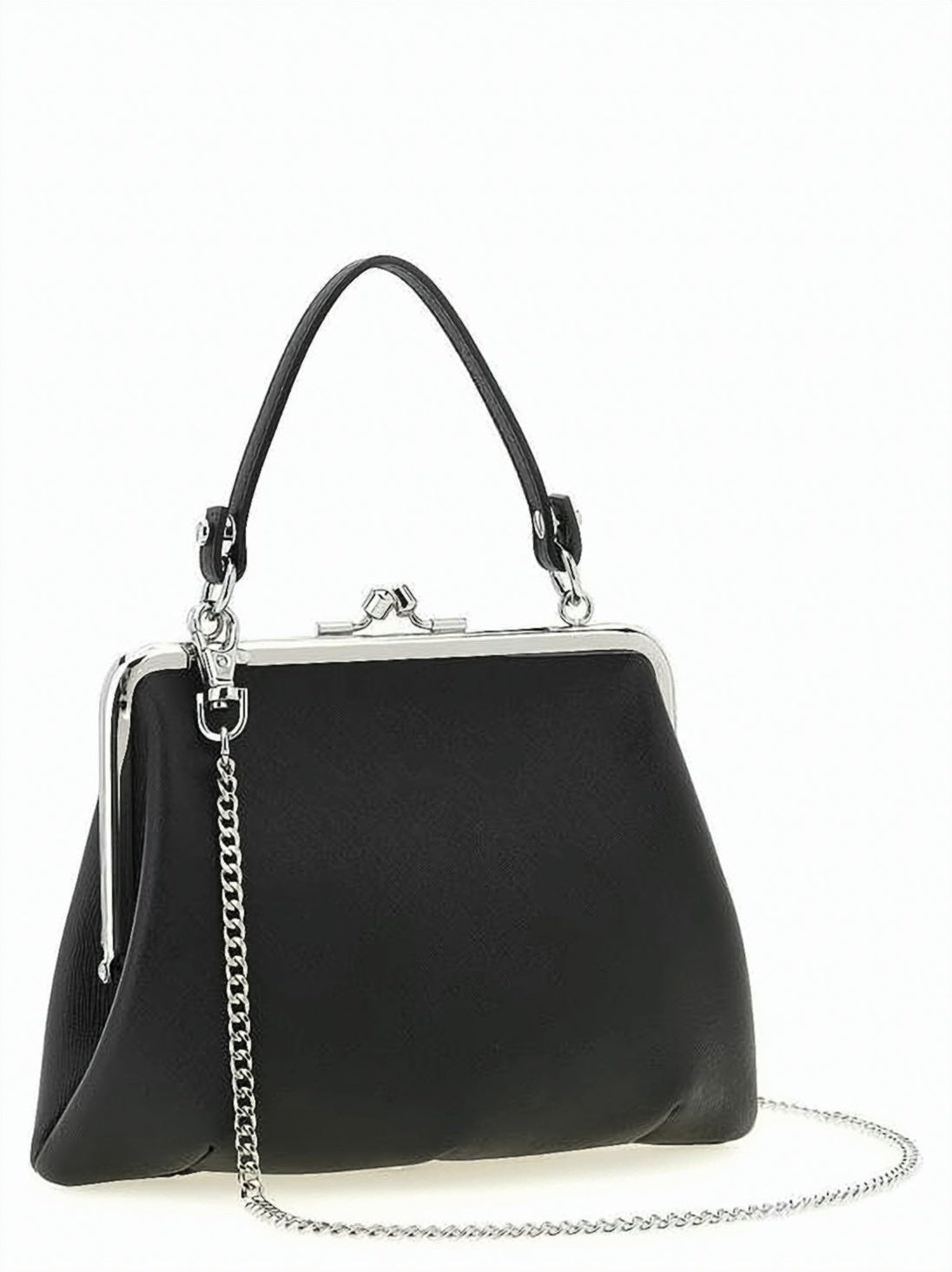 Structured Black Crossbody Bag