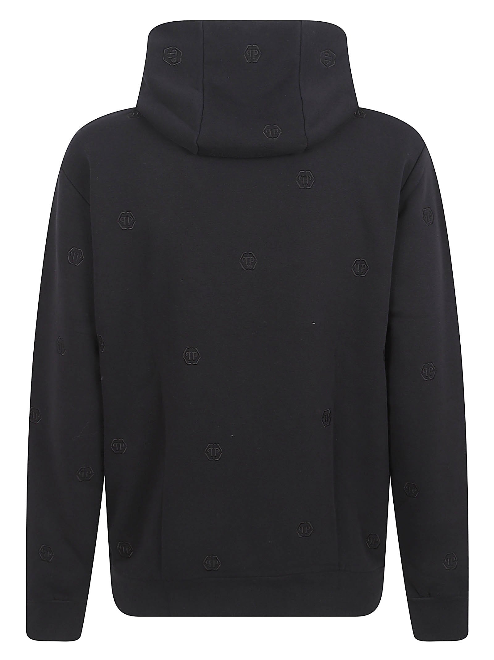 Relaxed Fit Black Hooded Sweatshirt