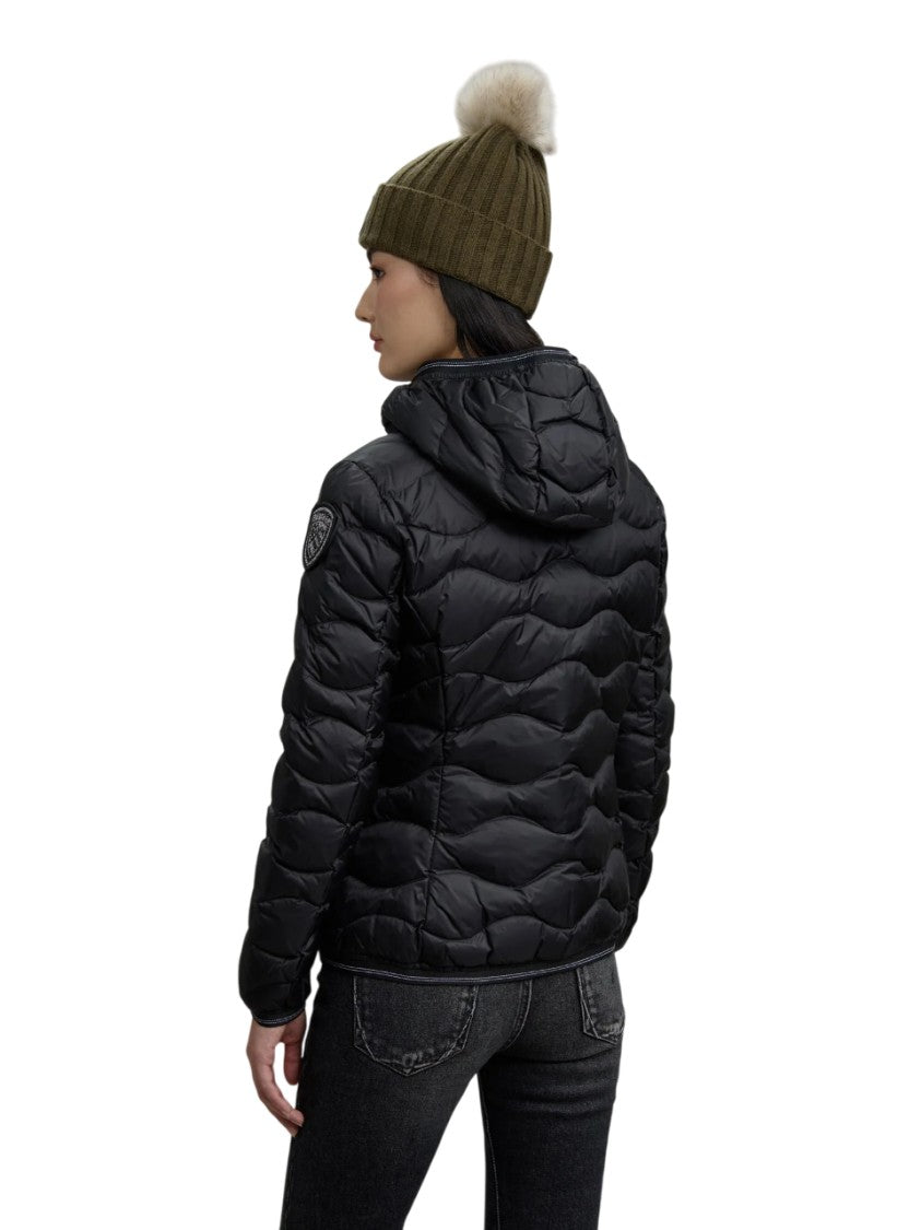 Flared Fit Water-Repellent Quilted Down Jacket