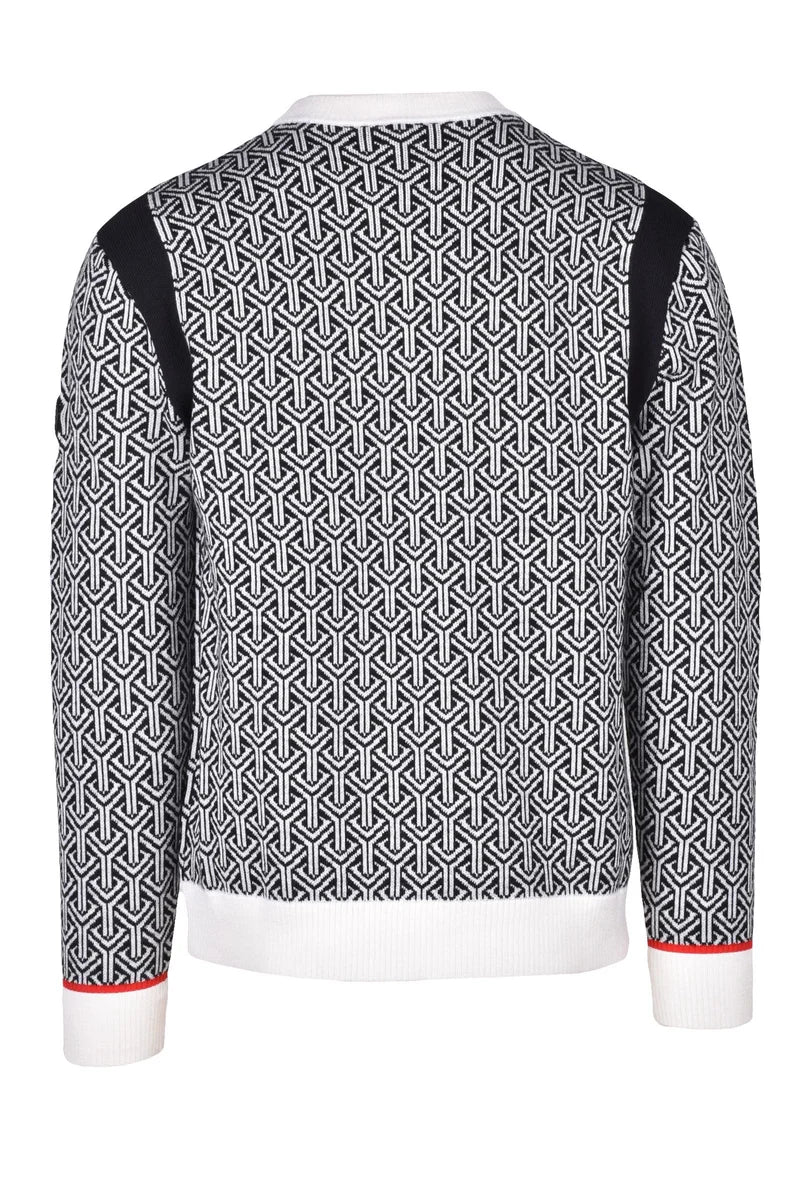 Crewneck Sweater - Black/White