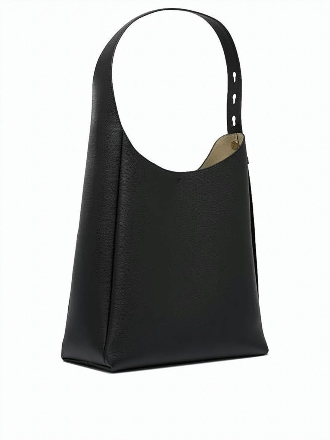 Smooth Leather Hobo Bag