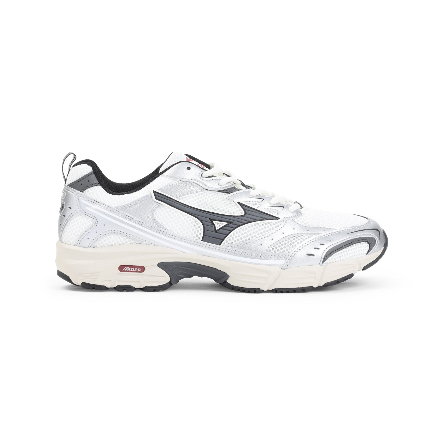 Cushioned Sneakers With Leather And Mesh Combination
