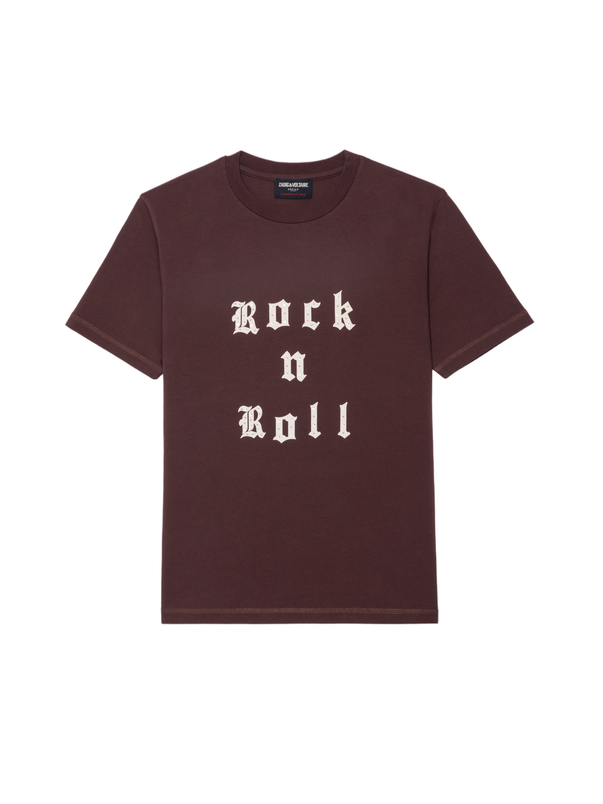 Burgundy Rock N Roll T-Shirt