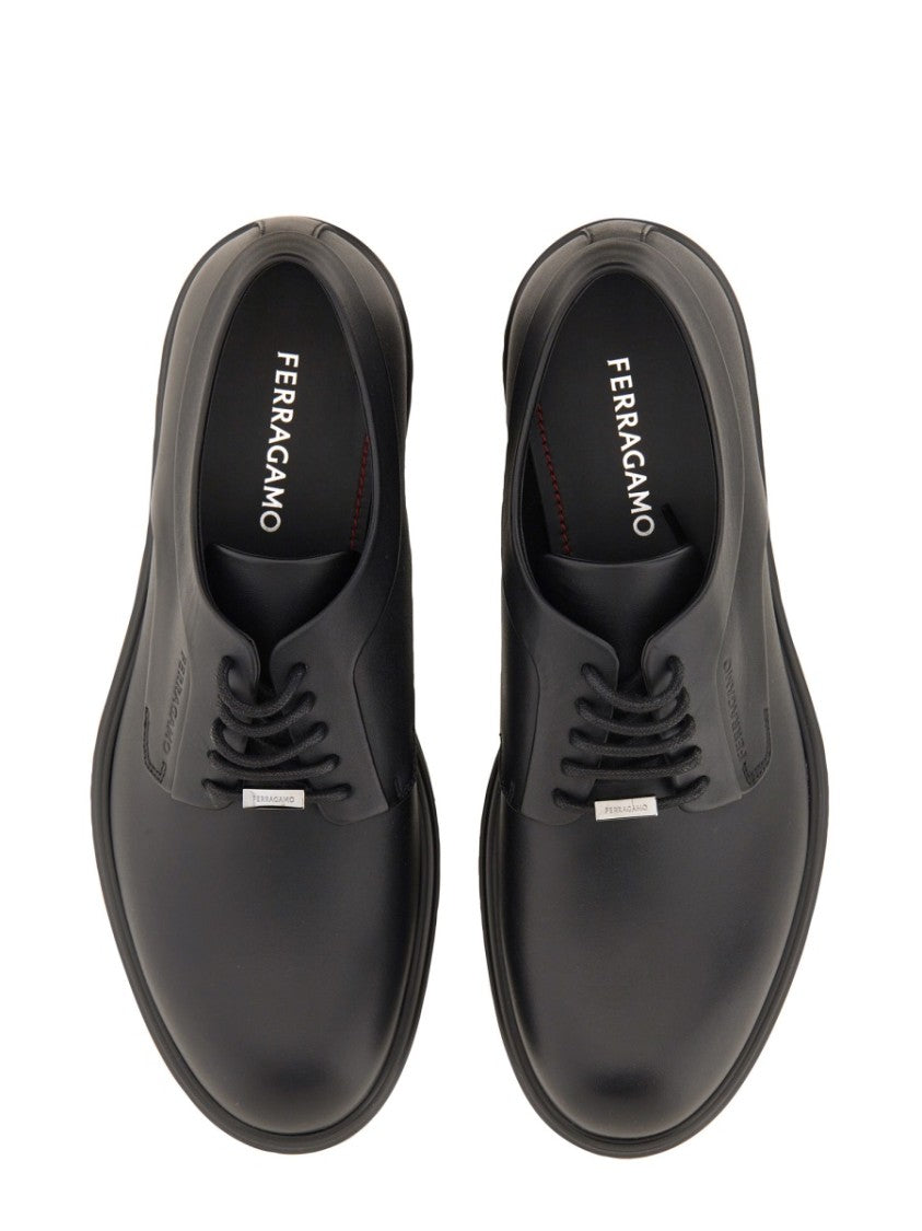 Derby Shoes With Ornamental Detailing