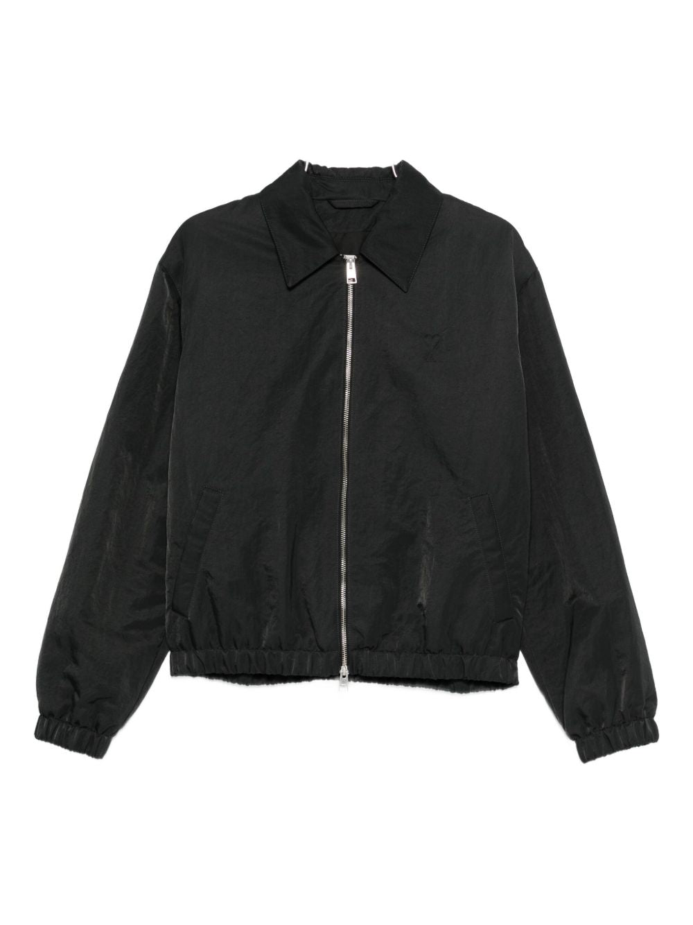 Point Collar Black Jacket