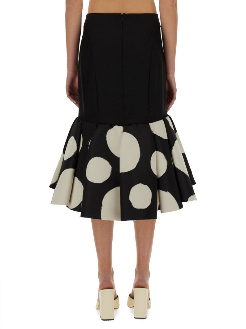 Midi Skirt With High Waist