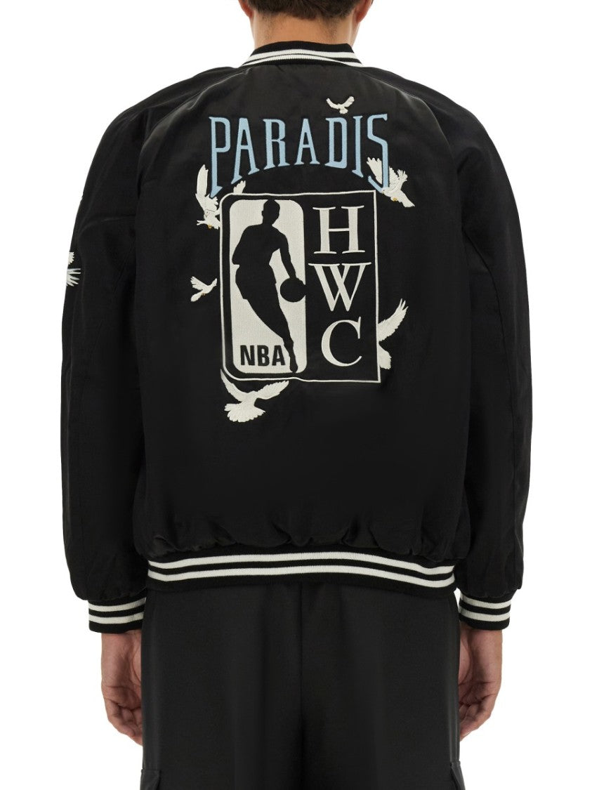Classic Black Varsity Jacket