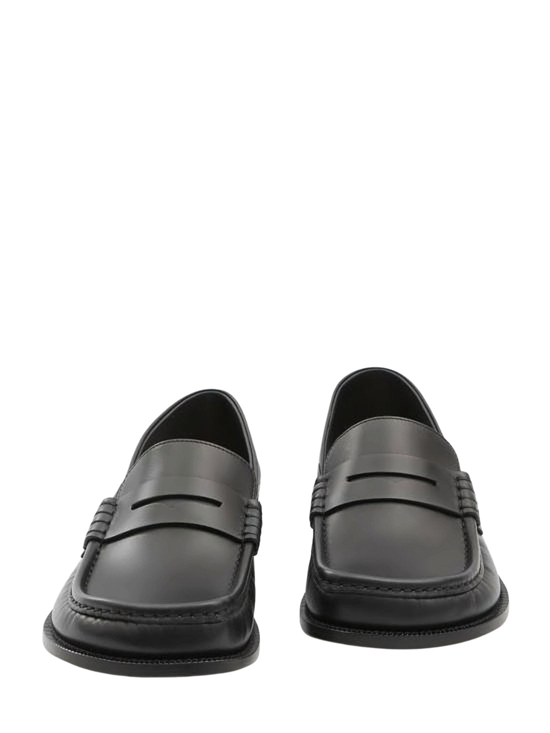 Sleek Calf Leather Loafers
